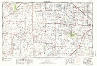 Brownfield 1954 topographic map thumbnail