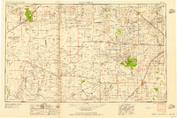 Brownfield 1958 topographic map thumbnail