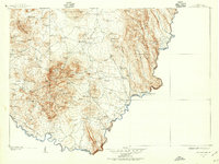 Chisos Mountains 1903 topographic map thumbnail