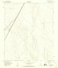 Fort Bliss NE 1955 topographic map thumbnail