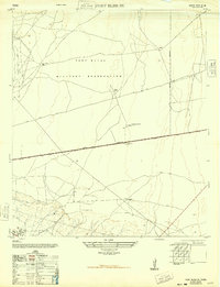 Fort Bliss SE 1948 topographic map thumbnail