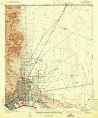 Fort Bliss 1942 topographic map thumbnail