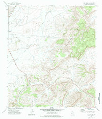 Fort Davis SE 1972 topographic map thumbnail