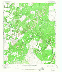 Fort Griffin 1965 topographic map thumbnail