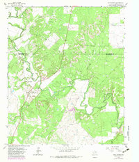 Fort Griffin 1965 topographic map thumbnail
