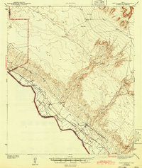 Fort Hancock 1943 topographic map thumbnail