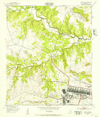 Fort Hood 1947 topographic map thumbnail
