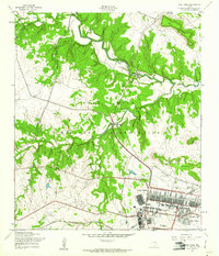 Fort Hood 1957 topographic map thumbnail
