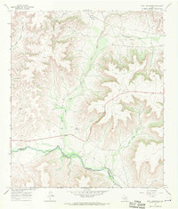 Fort Lancaster 1967 topographic map thumbnail