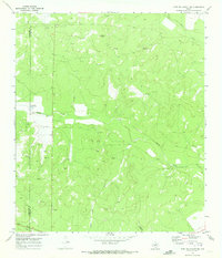 Fort McKavett NE 1970 topographic map thumbnail