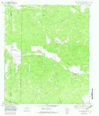 Fort McKavett NE 1970 topographic map thumbnail
