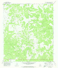 Fort McKavett NW 1970 topographic map thumbnail