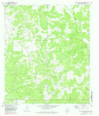 Fort McKavett NW 1970 topographic map thumbnail