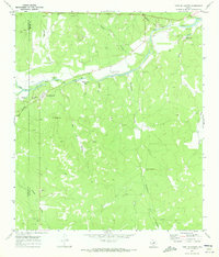 Fort McKavett 1970 topographic map thumbnail