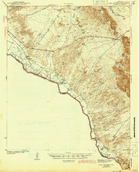 Fort Quitman 1943 topographic map thumbnail