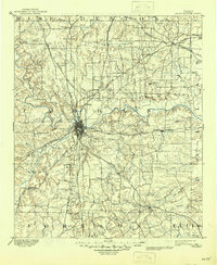 Fort Worth 1894 topographic map thumbnail