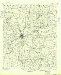 Fort Worth 1894 topographic map thumbnail