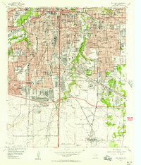 Fort Worth 1955 topographic map thumbnail