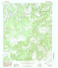 Fortune Bend 1984 topographic map thumbnail