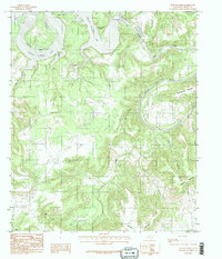 Fortune Bend 1984 topographic map thumbnail
