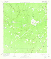 Fostoria 1958 topographic map thumbnail