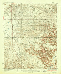 Fourways topographic map thumbnail