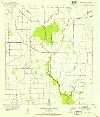 Francitas NE 1952 topographic map thumbnail