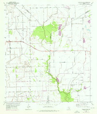 Francitas NE 1952 topographic map thumbnail