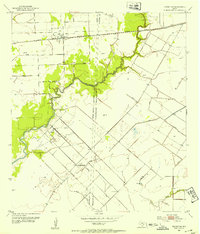 Francitas 1952 topographic map thumbnail