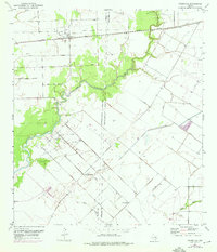 Francitas 1952 topographic map thumbnail