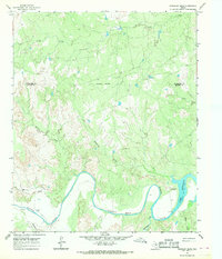 Franklin Bend 1966 topographic map thumbnail