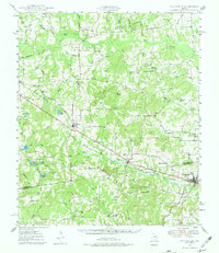 Frankston 1949 topographic map thumbnail