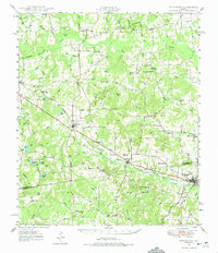 Frankston 1949 topographic map preview