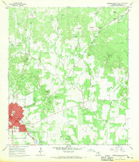 Fredericksburg East 1967 topographic map thumbnail