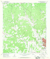 Fredericksburg West 1967 topographic map thumbnail