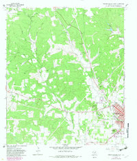Fredericksburg West 1967 topographic map thumbnail