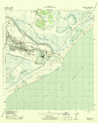 Freeport 1943 topographic map preview