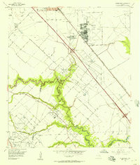 Friendswood 1955 topographic map thumbnail