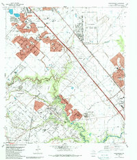 Friendswood 1982 topographic map thumbnail