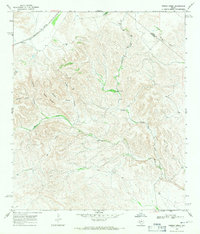 Fresno Creek 1968 topographic map thumbnail