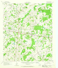 Fruitvale 1962 topographic map preview