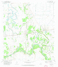 Fulshear 1971 topographic map thumbnail