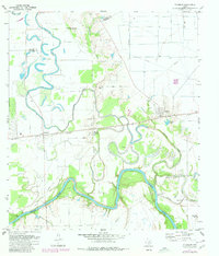 Fulshear 1971 topographic map thumbnail
