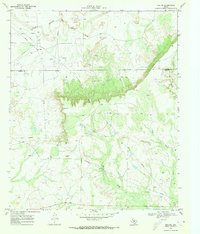 Gail NE 1969 topographic map thumbnail