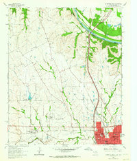 Gainesville North 1960 topographic map thumbnail