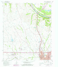 Gainesville North 1960 topographic map thumbnail