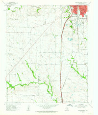 Gainesville South 1960 topographic map thumbnail