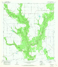 Ganado NE 1965 topographic map thumbnail