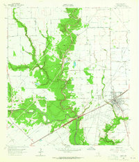 Ganado 1963 topographic map thumbnail
