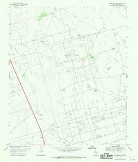 Gardendale NW 1968 topographic map thumbnail